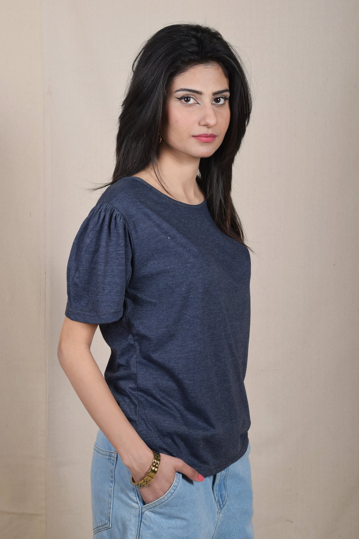 Classic Crew Neck T-Shirt - Navy