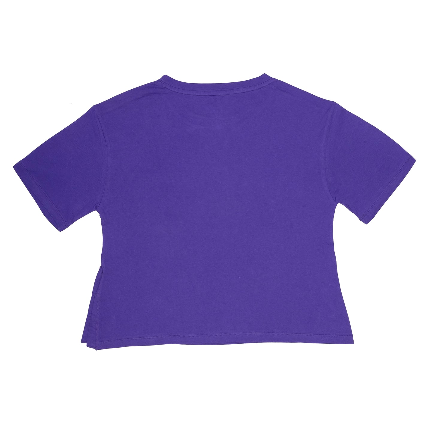 Purple Pocket Tee with Side Snaps