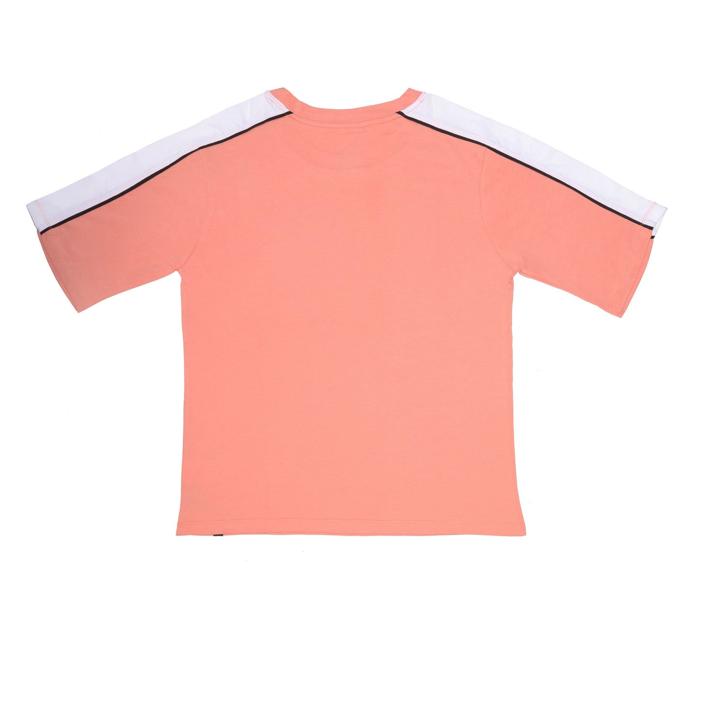 Side Stripe Athletic T-Shirt - Tea Pink