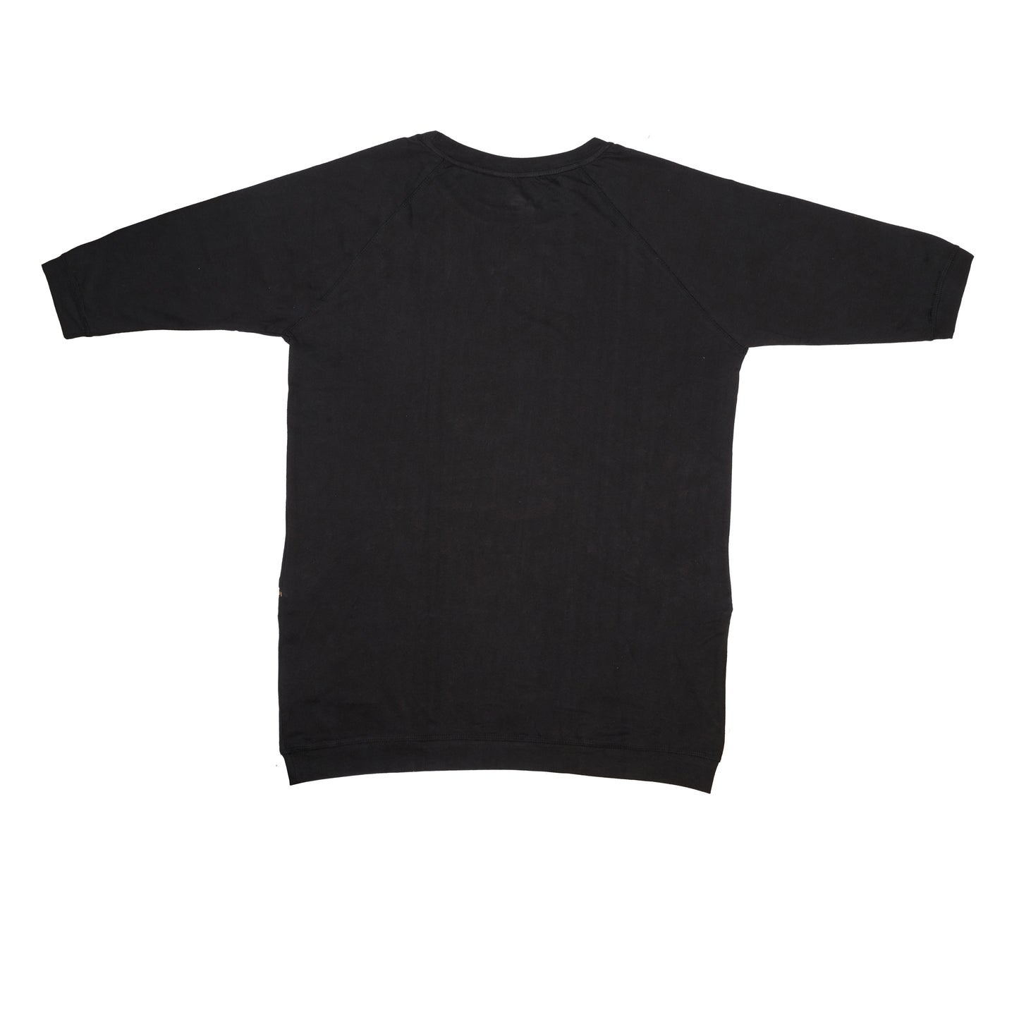 Black Raglan Zip Style Tee