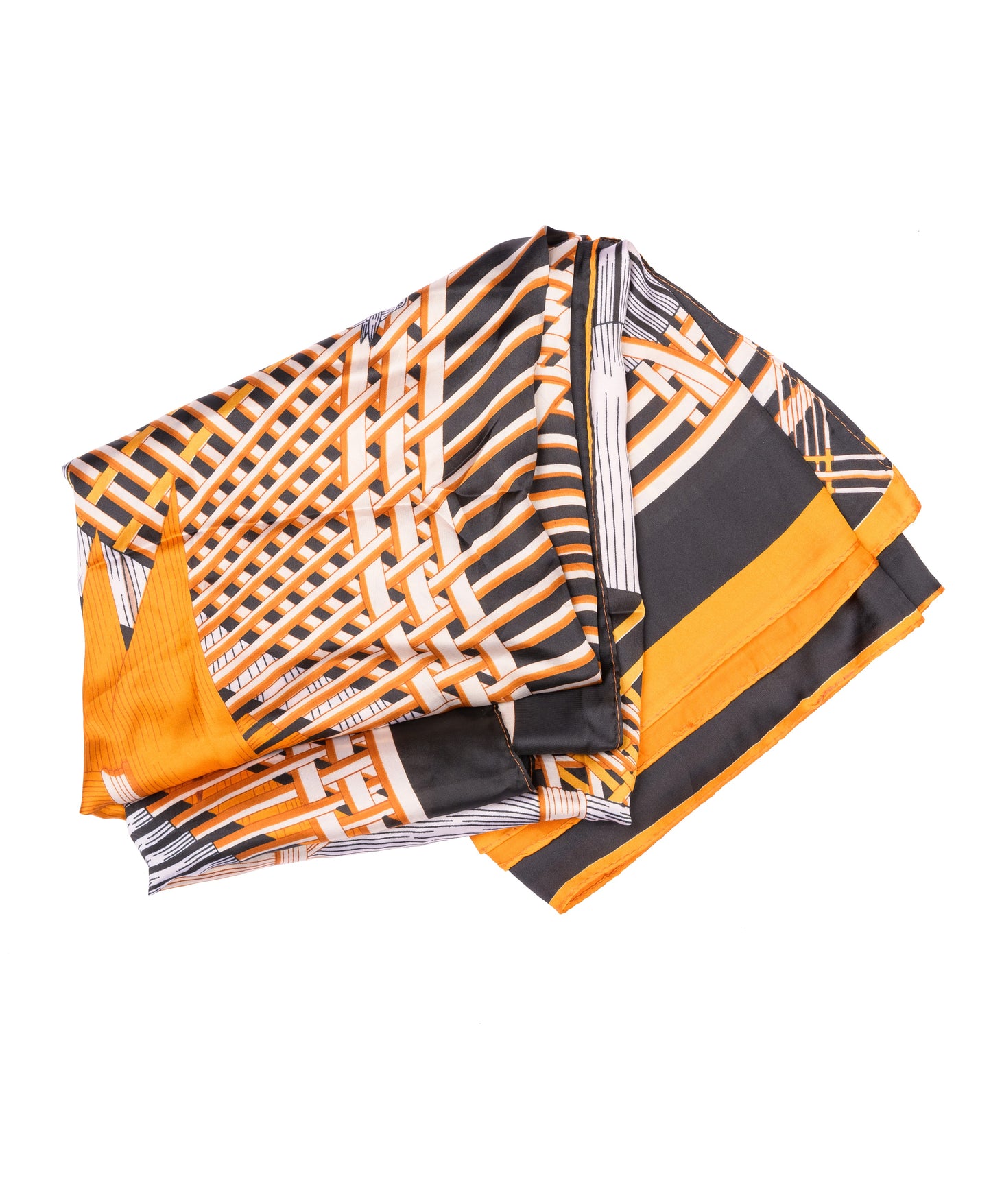 Amber Splash Silk Scarf