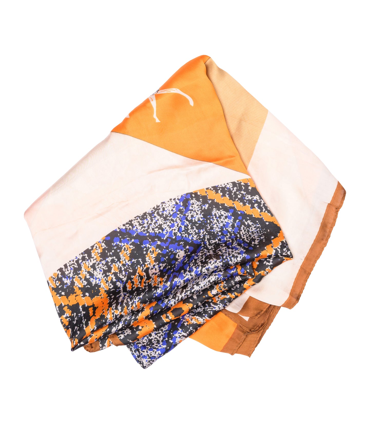Geometric Maze Silk Scarf