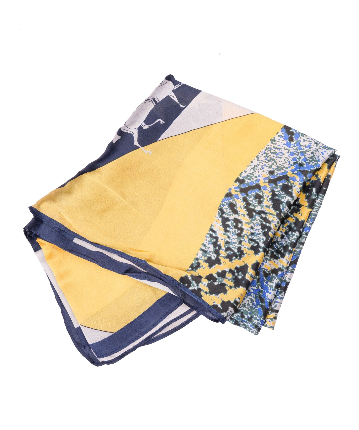 Jade Medallion Silk Scarf