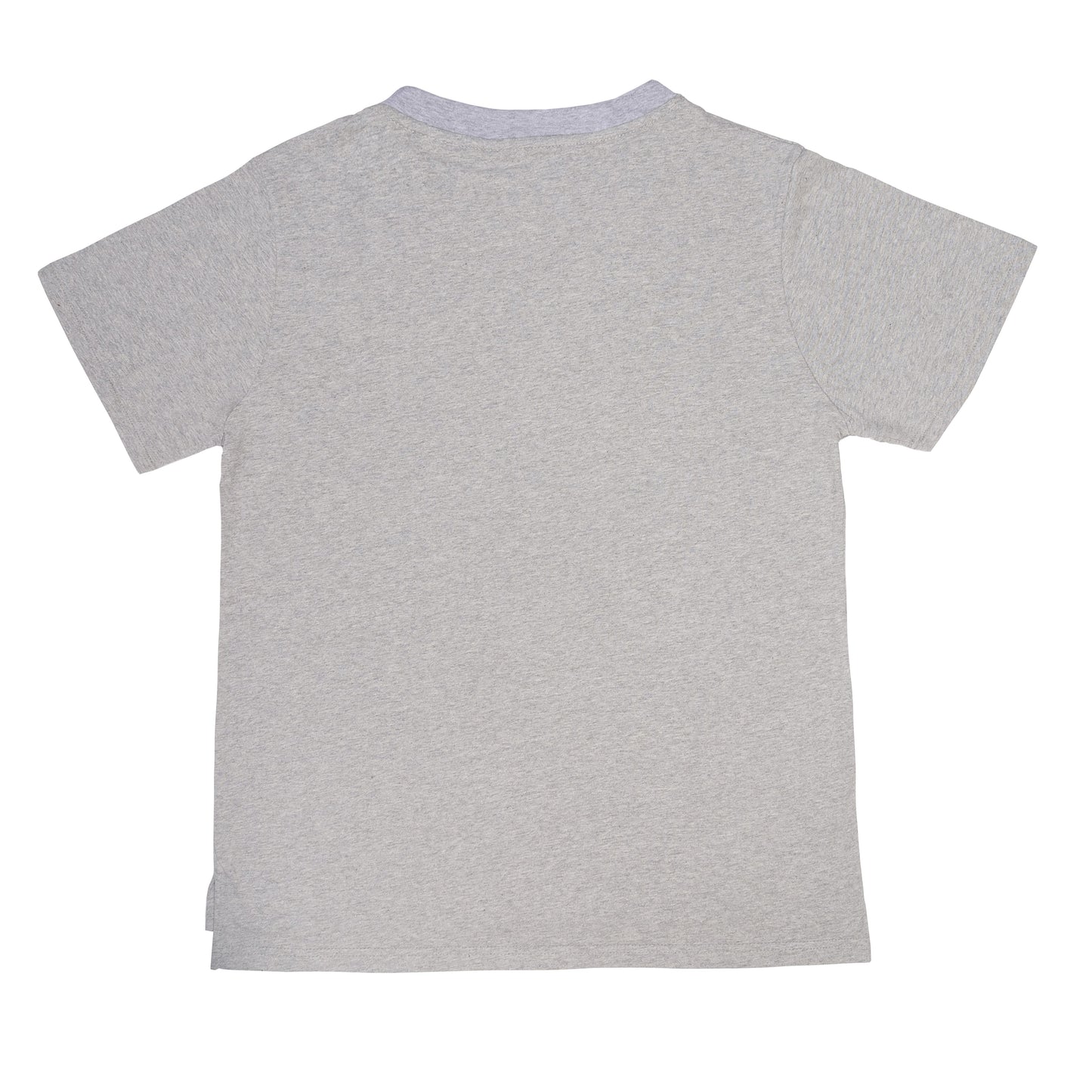Gray Asymmetric Neckline Tee