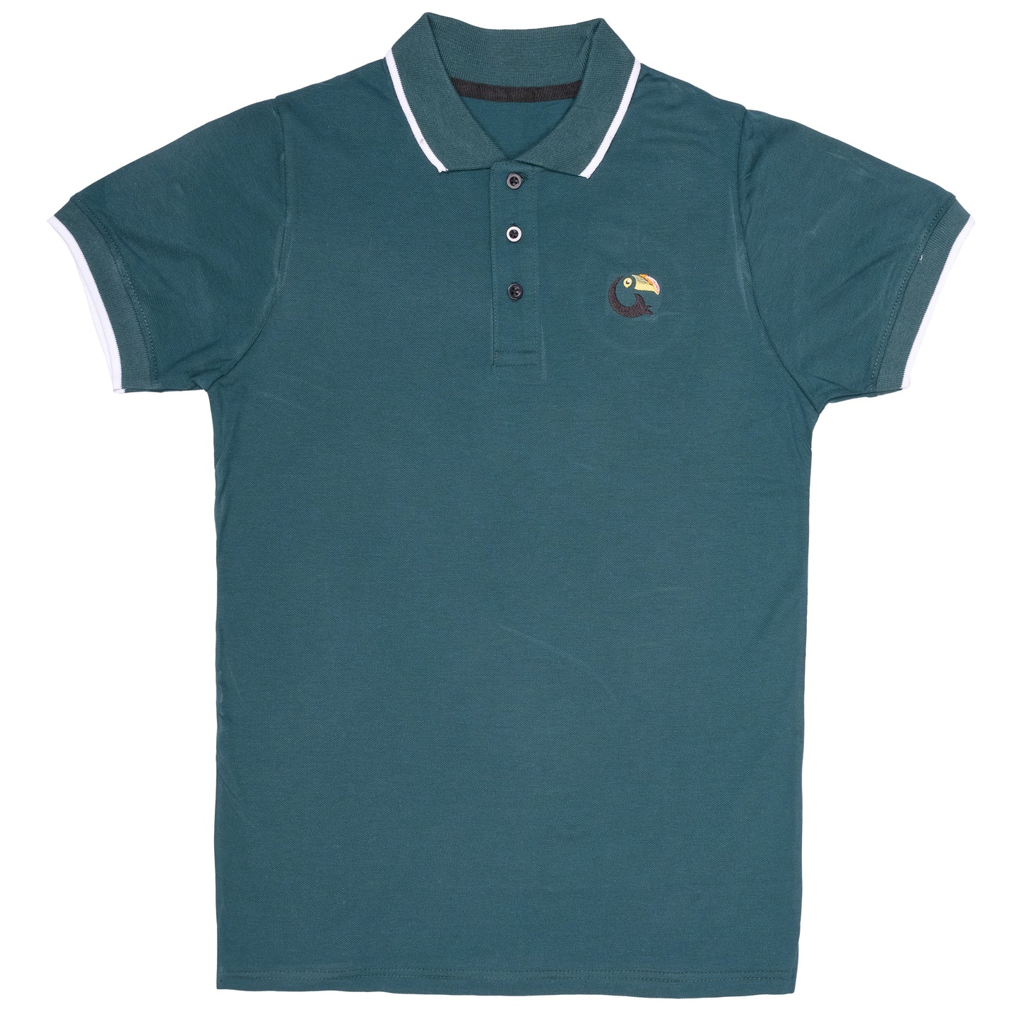 Forest Green Toucan Polo Shirt