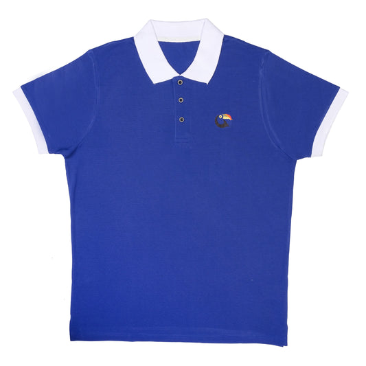 Royal Blue Toucan Polo Shirt