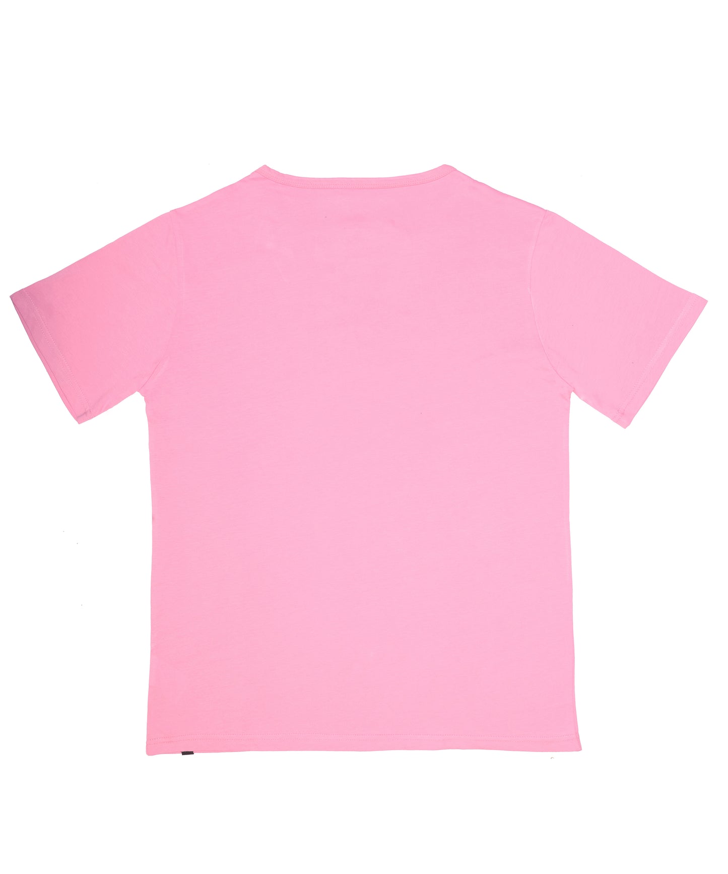 Pink Cotton Henley Tee
